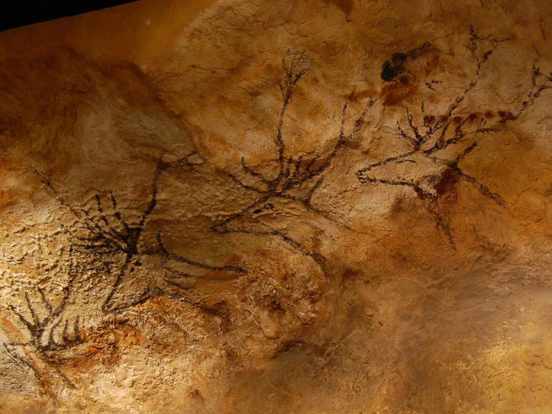 The prehistoric paintings at Lascaux Caves are incredible...and off limits. This image is a replica.