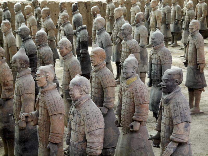 Some Terra-Cotta warriors are visible to the public — but the vast majority remain off limits.