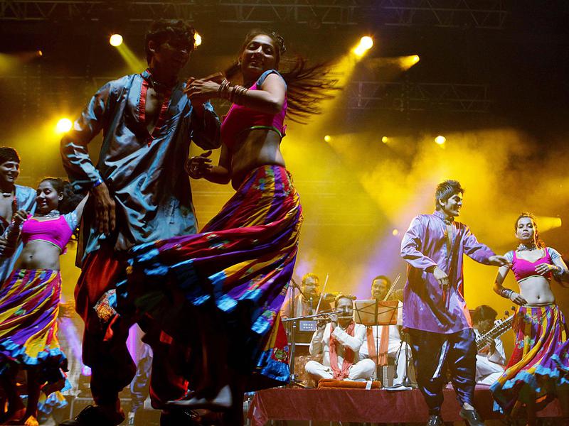 Members of The Bharati Show of India at Mawazine